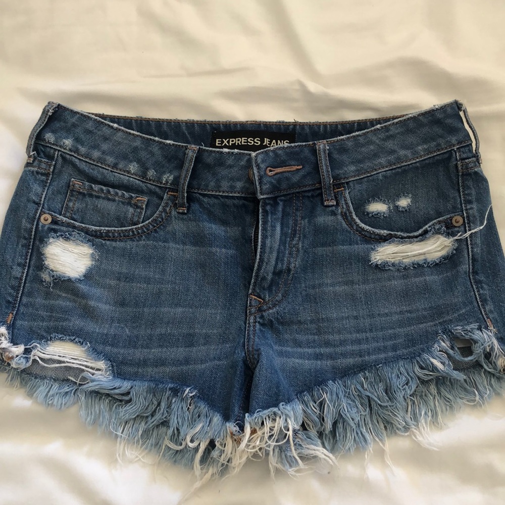 Super short and Sassy Express Jean Shorts